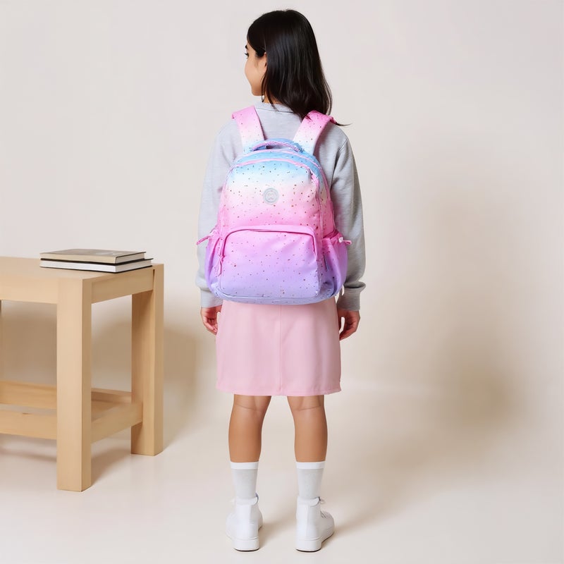 MARSHMALLOW Backpack-Degradï¿½2 Cmprt-Girls- (Polyester) Multicolour \ 33X43X16 - Image 3